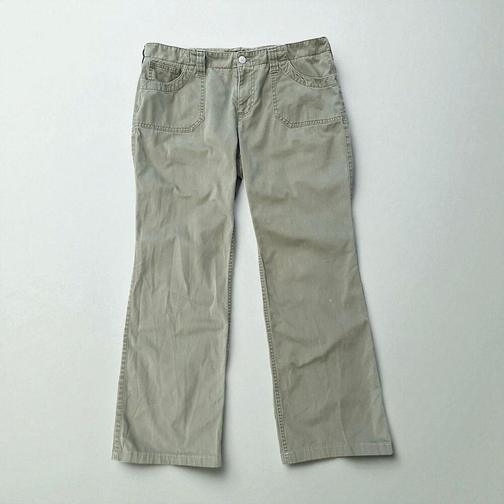 Victoria’s Secret London‎ Jean Christie Fit Green Cargo Pants 12 Short 33x27.5”